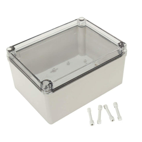 YXQ 8 x 6 x 4 inches ABS Junction Box w PC Transparent Cover IP65 Waterproof Project Enclosure Case Outdoor (200x150x100mm)...