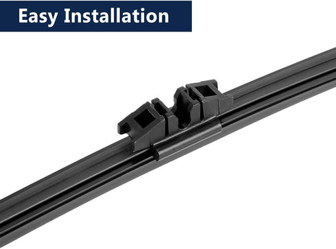 X AUTOHAUX Car 390mm 15'' Rear Windshield Wiper Blade Arm Set for Volvo XC60 T6 2009-2011...