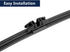 X AUTOHAUX Car 390mm 15'' Rear Windshield Wiper Blade Arm Set for Volvo XC60 T6 2009-2011...