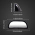 Car Auxiliary Blind Spot Mirror for B Pillar, Car Side View Mirror Adjustable for Rear Seat, Car Blind Spot Rearview Mirror Help Passengers Get Of...