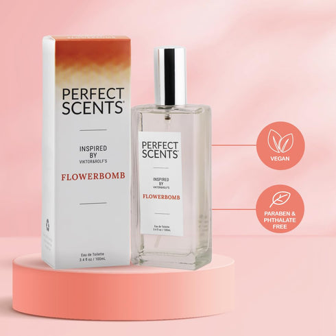 Fragrances | Inspired by V&R’s Flowerbomb | Women’s Eau de Toile?e | Vegan, Paraben, Phthalate Free | Never Tested on Animals | 3.4 Fl Oz...