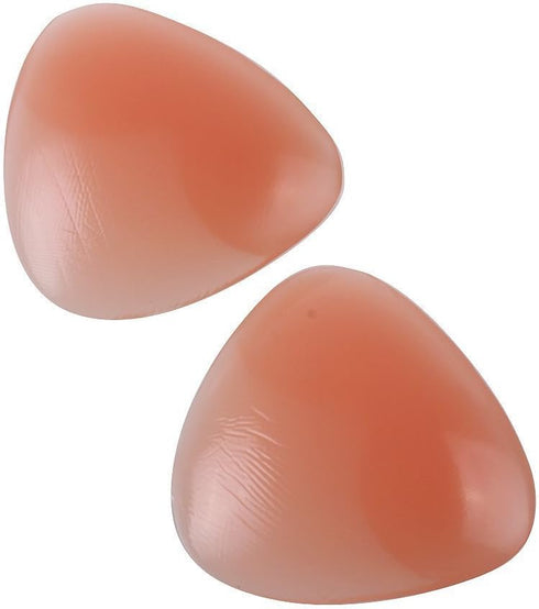 Waterproof Silicone Triangle Push-Up Breast Pads – Enhancing Swimsuit & Bra Confidence, Available in Transparent & Nude...