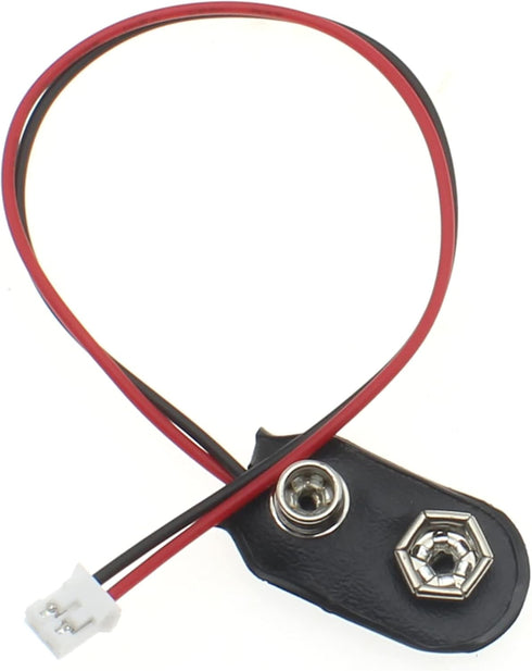 4 Pcs 9V Battery Snap to PH 2.0 Connector Cable I Type 9V Battery Clip Connector with 15cm Lead Wire...
