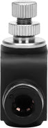 Air Flow Control Valve - 1/4" Tube OD x 1/4" Tube OD Straight Union Pneumatic Push to Connect Speed Regulator Valve (Pack of 1)...