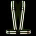 Reflective Vest Running Gear - Safety Reflector Strap Bands - High Visibility Elastic Adjustable Motorcycle Walking Reflective Vest for Men and Wo...