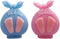 Baby Shower Silicone Candle Mold,3D Baby Foot Silicone Soap Mold Fondant Cake Decorating Candy Chocolate Mould (Boy&Girl)...