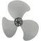 VOSAREA Standing Fan Universal Fan Blades Household Fan Blades Replacement Table Fan Blades with Nut Cover (Black) Plastic Fan Blade 3 Leaves...
