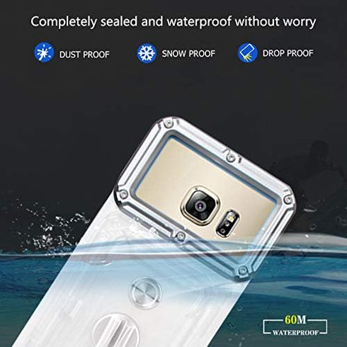 Underwater Photography Waterproof Phone Case Pouch for Android 5.0-5.2 Enhanced Underwater Cell Phone Dry Bag with Armband O Lens Ring Full Sealed...