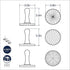 Nordic Ware Geo Cast Cookie Stamps...