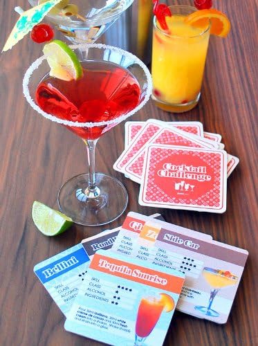 SUCK UK Cocktail Recipe Drink Mats...