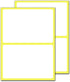 60 Pack, Large Labels for Storage Bins, Organizing - White, 6" x 4"...
