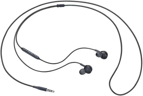 2024 New Earbuds Stereo Headphones for Samsung Galaxy S8 S10 S10e Plus A31 A71 Cable - Designed by AKG - with Microphone and Volume Buttons (Black...