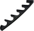 Adjustment Bracket CHENJIN 2PCS 6 Position Nylon Black Adjustment Brackets for Patio Outdoor Lawn Yard Furniture or Chaise Lounges, Back-Height Mu...