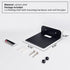 OLizee® Drill-Free Wall Mount Floating Display Shelf with Cable Hole Baby Monitor Projector Wall Shelf Video Camera Wall Holder WiFi Router Storag...