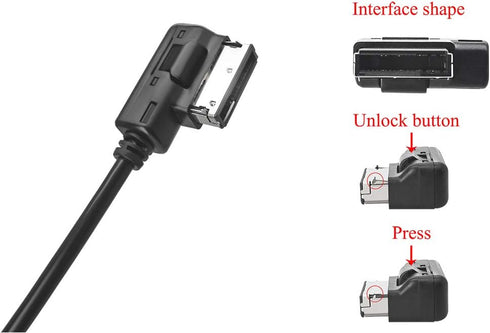 Bluetooth Kit Compatible with Mercedes-Benz MMI Car Interface Adapter iPhone Android iPod Integration Music AUX Connector...