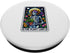 Funny Plant Lady Tarot Vintage Skeleton Floral Moon Garden PopSockets Standard PopGrip...