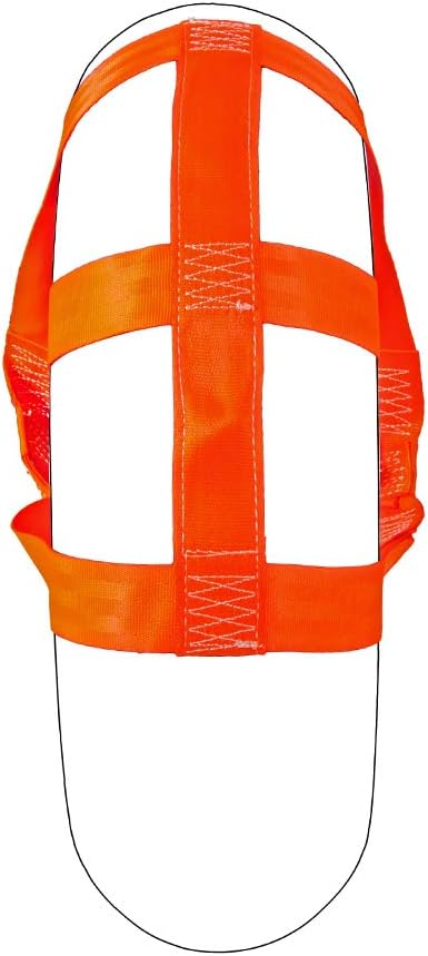 Universal Motorcycle Rear Wheel Transport Tie Down Strap in Orange...