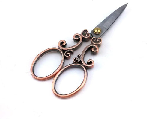 yueton Vintage European Style Needlework Embroidery Scissors (Copper)...