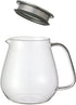 Kinto Stainless Unitea One Touch Teapot 720 Milliliter (24.35 Fl. Oz.) - Heat-resistant Glass Teapot with Stainless Steel Strainer in Lid (Japan I...