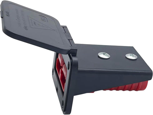 175A Plug Mounting Panel with Cover for Anderson SB175 Connectors Flush Mount Recessed Plate (Red-1pc)...