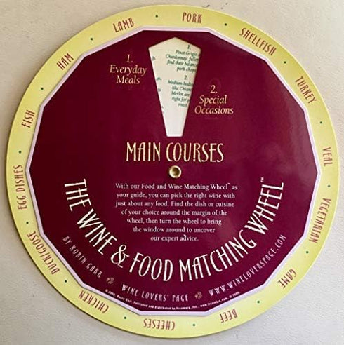Wine and Food Pairing Matching Wheels By Robin Garr...