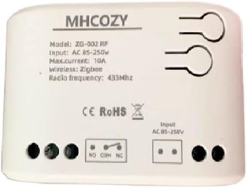 1 Channel Zigbee AC85-250V ZigBee Smart Relay Switch,Adjustable Selflock and Momentary Working Mode,Works with Tuya Gateway......