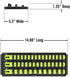 Ernst Manufacturing 8498HV 13-Inch Socket Boss, Premium 3-Rail Multi-Drive Socket Organizer, High Visibility - Made in USA...