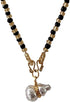 Heavens Tvcz Gourd Calabash Pendant White and Gold Lucky Jewelry Ornament Good Power for Women Charms and Necklace Beads Good Fortune Wealth Healt...