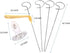 2 Set Tornado Spiral Potato Cutter Manual Slicer, Fry Vegetable Spiralizer Chips Maker with 4 stainless steel Sticks...