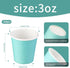 100 Pack 3 oz Paper Cups, Bathroom Cups Disposable,Mouthwash Cups Small Snack Cups for Water, Juice,Candy Ideal for Party Bathroom and Office...