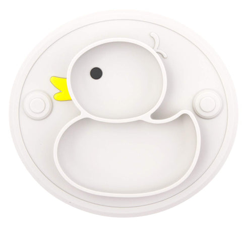 Baby Plate Silicone Toddler Plates Suction Placemat Divided Dishes for Kids and Infants One-Piece Strong Suction, BPA Free, Microwave Dishwasher S...