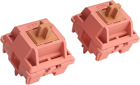 Akko Rosewood Keyboard Switch for Mechanical Gaming Keyboard, 5-Pin 40gf Linear Switches (45pcs)...