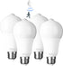 Motion Sensor Light Bulb,Motion Activated Light Bulb,Motion Bulb Indoor,Motion Detector Light,E26 Base Dusk to Dawn Security Night Light Bulb 13.5...