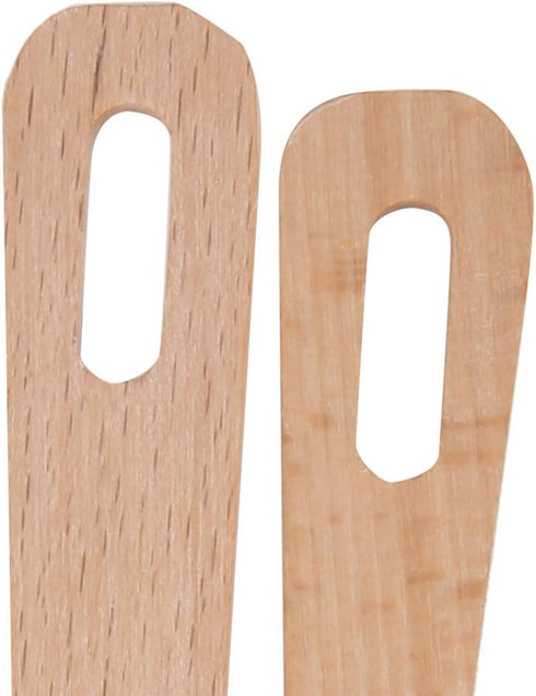 Wooden Big Eye Knitting Needles Kit, 5PCS DIY Wooden Big Eye Knitting Needles Tapestry Weaving Crafts Tools......