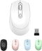 ONE-UP Wireless Mouse, 2.4G Silent Mouse, Computer Mouse with USB Nano Receiver for Laptop, Chromebook, PC, Mac, Windows and School Work (White)...