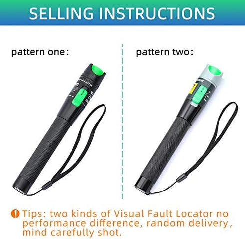 Aluminium Alloy 20km Visual Fault Locator Fiber Optic Cable Tester/VFL for FC,SC,ST & LC Adapter...