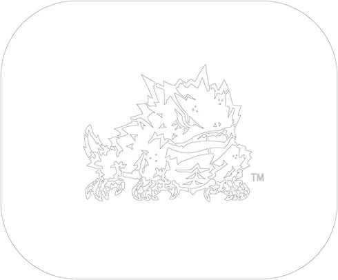 Texas Christian Horned Frog Curbee Stencil - TCUOOS-603...