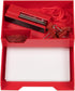 JAM Paper Stackable Half Desk Trays - Red - Office & Desk Supply Organizer Top Tray - Sold Individually...