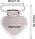 Marrywindix 20pcs Silver Suspender Clips Heart Shaped Metal Holder Clips Sheet Fasteners Clips Suspenders Holder for Mattress Pad Cover Sofa Cushi...