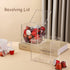 Thickened Acrylic Coffee Pod Holder Organizer Clear Capsule Holder Storage Box, Transparent Desktop Tea Display Case 4.7x4.7x4.7 in, No Assembly R...