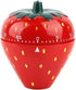 Maxmartt Kitchen Timer Strawberry Shaped Wind Up 60 Minutes Manual Countdown Mechanical Time Reminder No Batteries Loud Ring Cute Strawberry Timer...