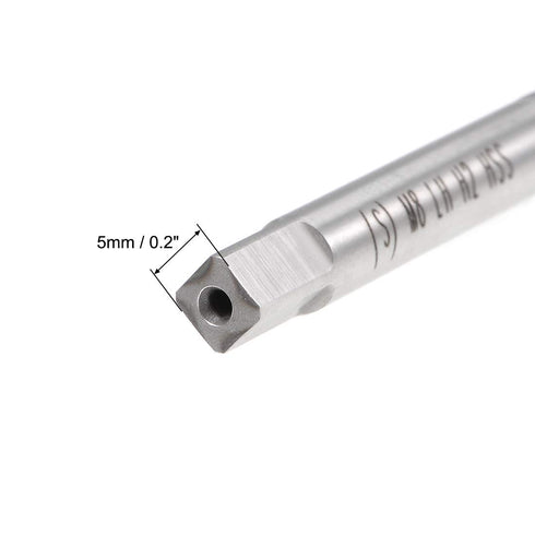 uxcell Metric Machine Tap Left M8 Thread 1.25 Pitch H2 3 Flutes High Speed Steel...