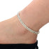 Shuning Sexy Anklets for Women Crystal Rhinestone Stretch Tennis Ankle Elastic Bracelet (2Pcs Silver)...