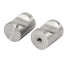 uxcell Dresser Door Cabinet Single Hole Zinc Alloy Flat Cylinder Pull Handles Knob 4pcs...
