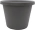 The HC Companies 8.5 Inch Round Classic Planter - Plastic Plant Pot for Indoor Outdoor Plants Flowers Herbs, Warm Gray...
