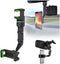 2024 New Multifunctional Rearview Mirror Phone Holder, 360° Rotatable Car Phone Holder for Cell Phone and Gps, Retractable & Adjustable Universal ...
