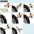 100pcs Tire Plugs, Rubber Tire Repair Plugs for Tubeless Off-Road Tires Car, ATV, UTV, Wheelbarrow(4"/8") (4" x1/4", Brown)...