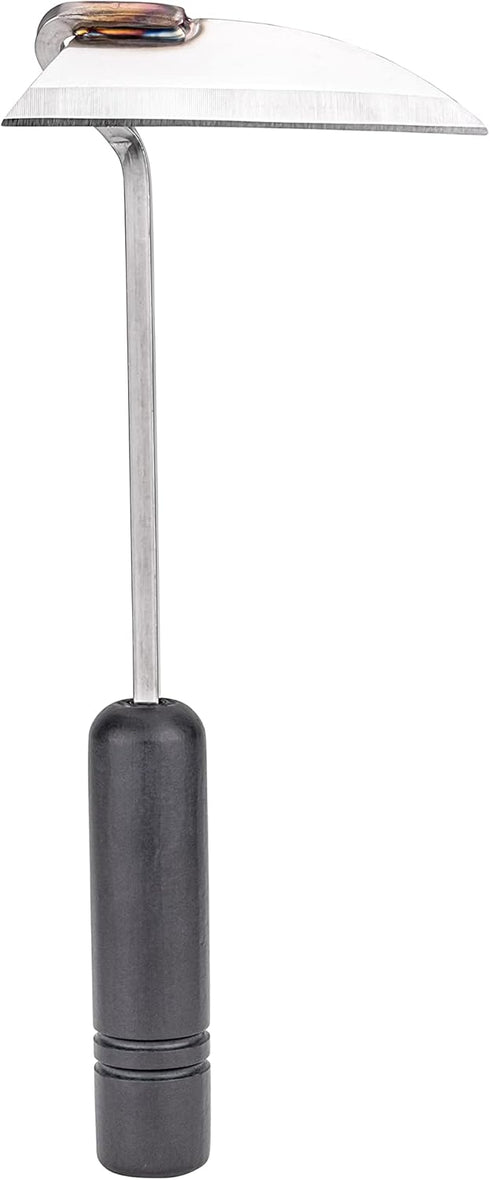 Nisaku NJP100 Nejiri Gama Handheld Weeder-Scraper-Hoe, Japanese 4 Blade Width, 4.5-Inch Lacquered Beech, Stainless Steel/Black-Wood Handle...