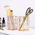 Pen Holder for Desk, Make Up Brush Holder Rose Gold Metal Wire Pencil Cup Holders...