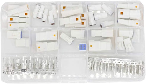 19 Sets Automotive Connectors JST02R-JWPF-VSLE 2/3/4/6/8 Pin Waterproof Connectors Male and Female...